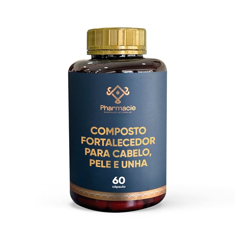 Composto Fortalecedor para Cabelo, Pele e Unha 60 Cápsulas