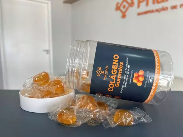 Gomas de colágeno sabor tangerina